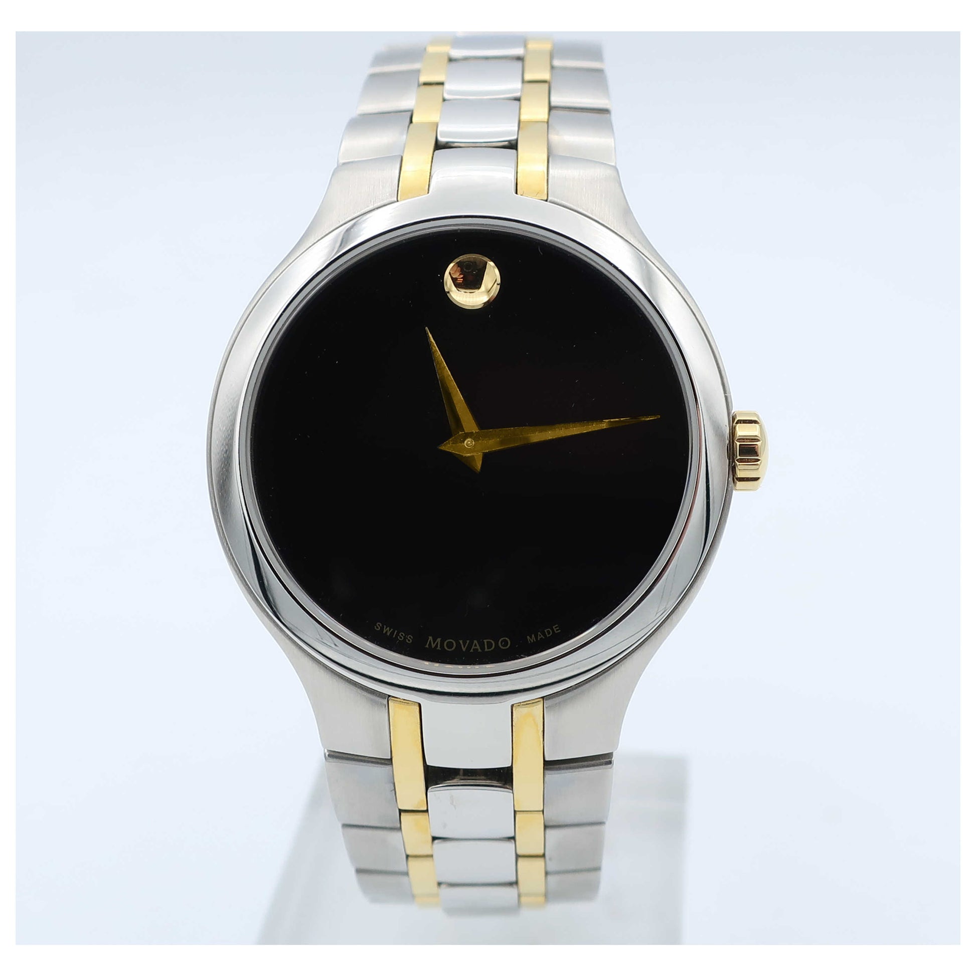 Front view of Movado Collection Men's Swiss Quartz (Battery-Powered) Watch 0606371-PO