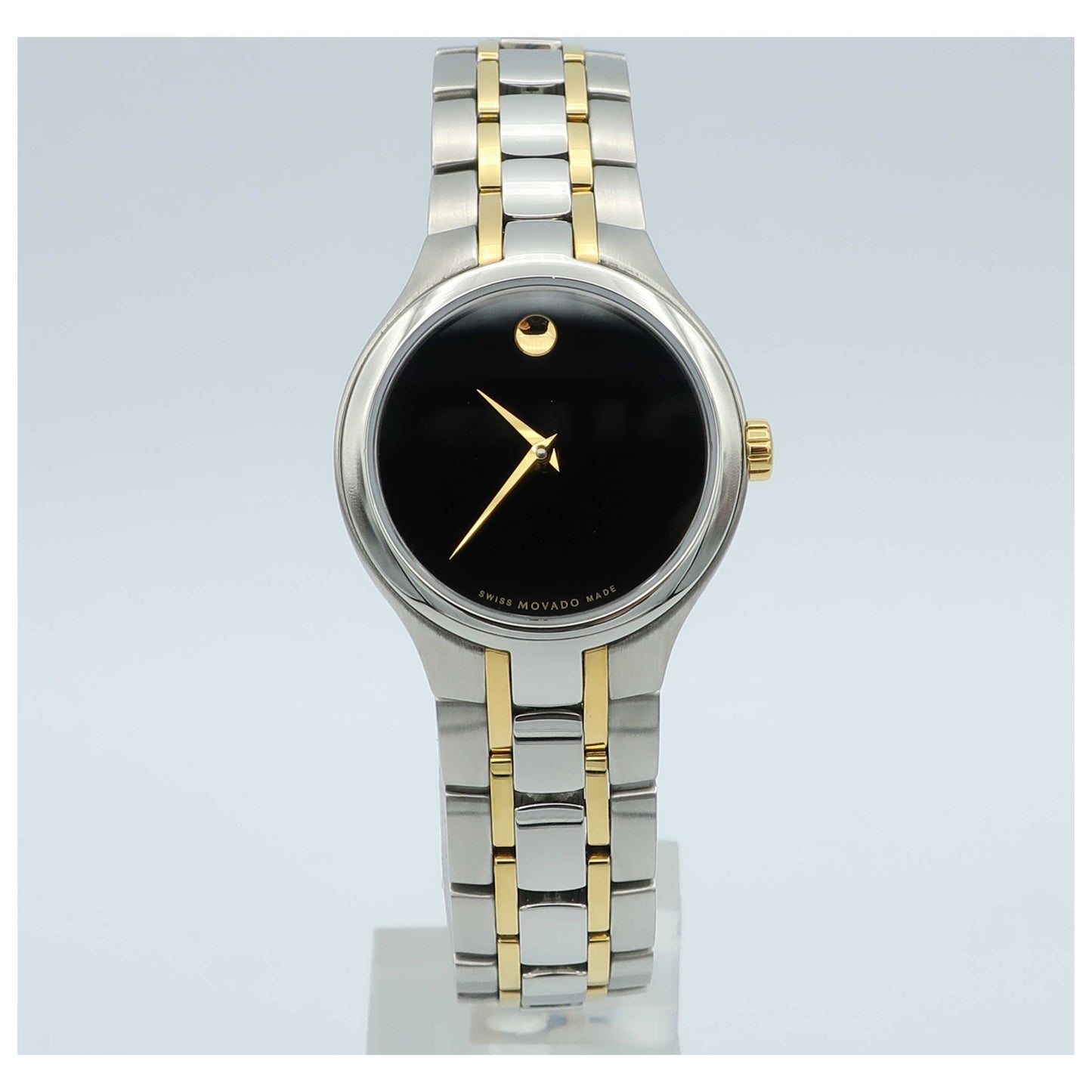 Front view of Movado Collection Women's Swiss Quartz (Battery-Powered) Watch 0606372-SD