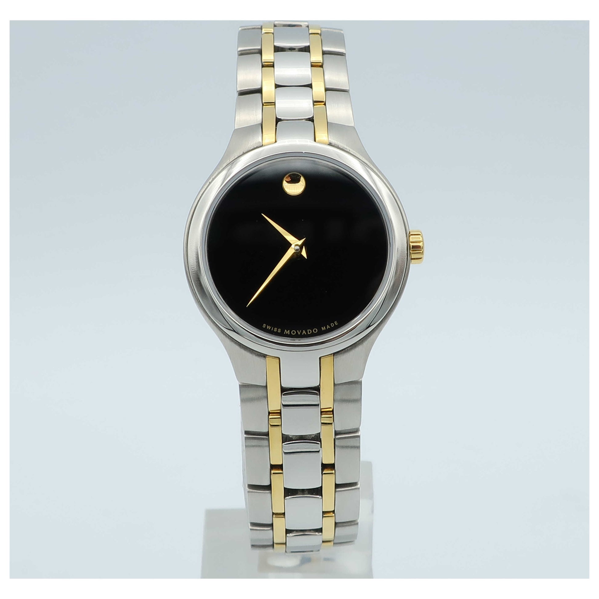 Front view of Movado Collection Women's Swiss Quartz (Battery-Powered) Watch 0606372-SD