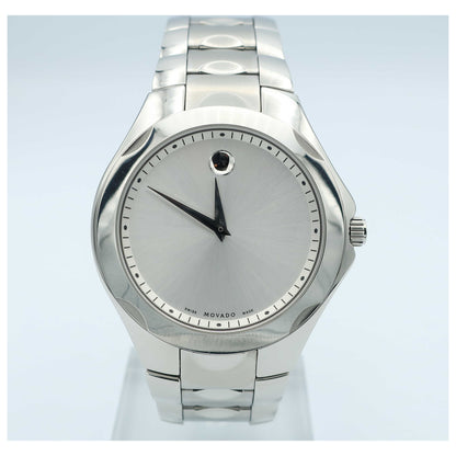 Front view of Movado Luno Men's Swiss Quartz (Battery-Powered) Watch 0606379-SDV