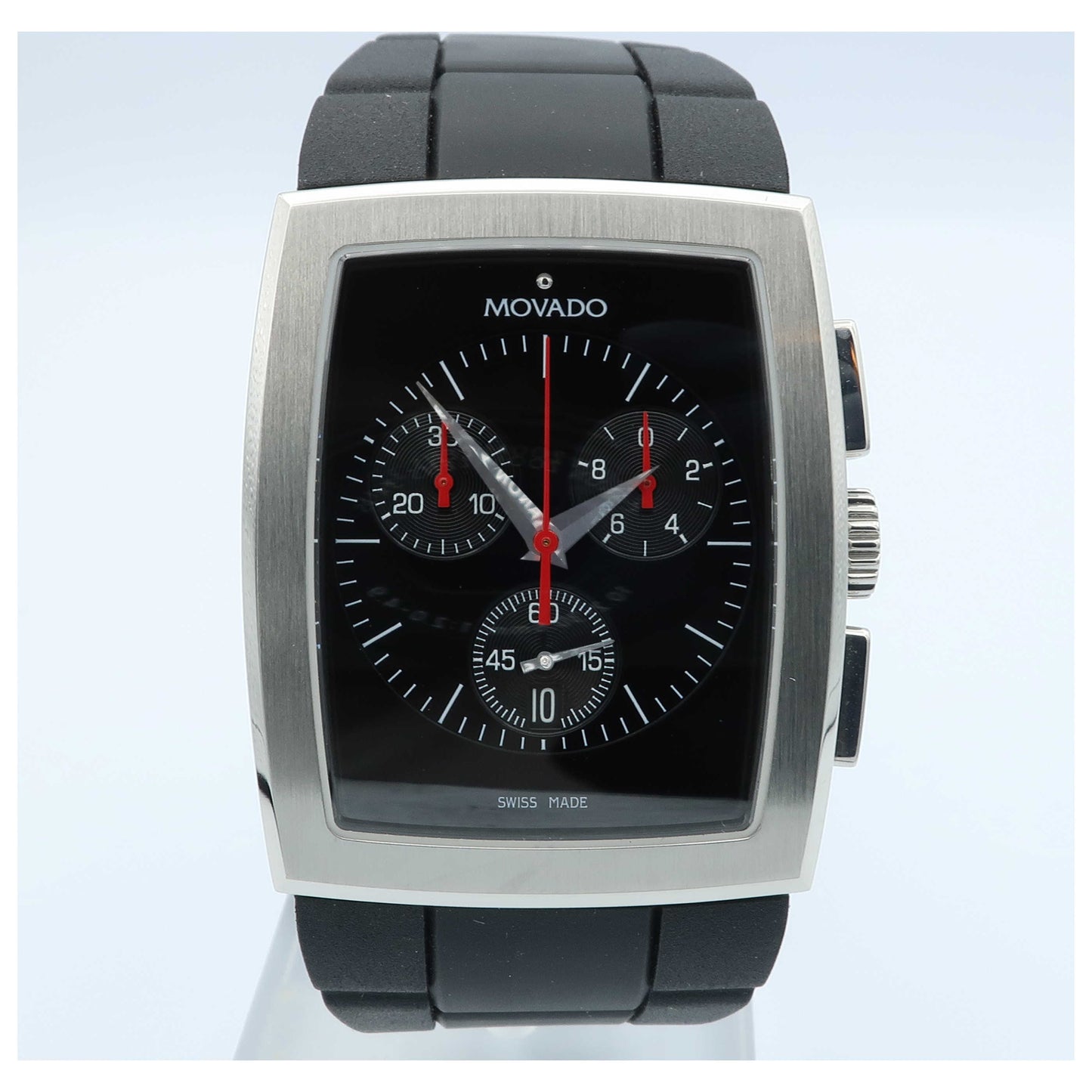 Front view of Movado Eliro Men's Swiss Quartz (Battery-Powered) Watch 0606393-SD
