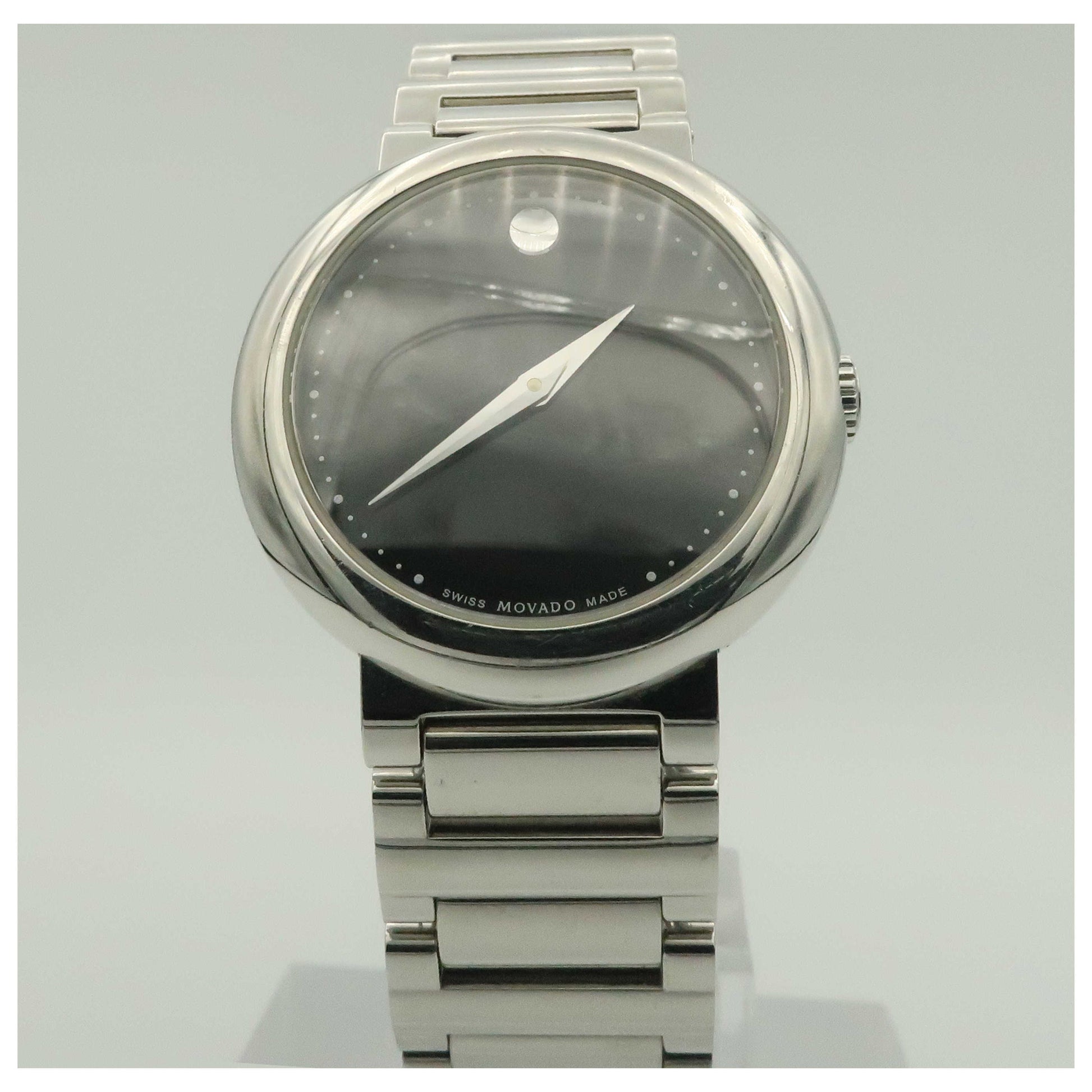 Front view of Movado Concerto Women's Swiss Quartz (Battery-Powered) Watch 0606419-PO