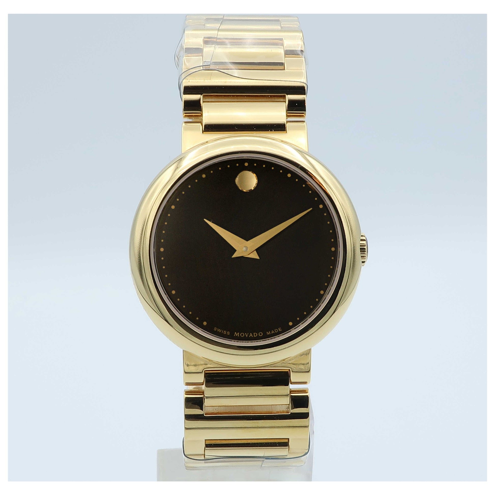 Front view of Movado Concerto Women's Swiss Quartz (Battery-Powered) Watch 0606420-PO