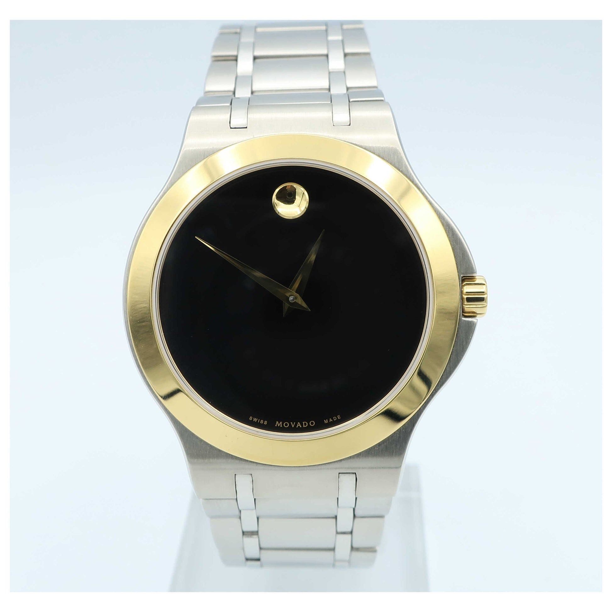 Front view of Movado Movado Collection Men's Swiss Quartz (Battery-Powered) Watch 0606465-PO