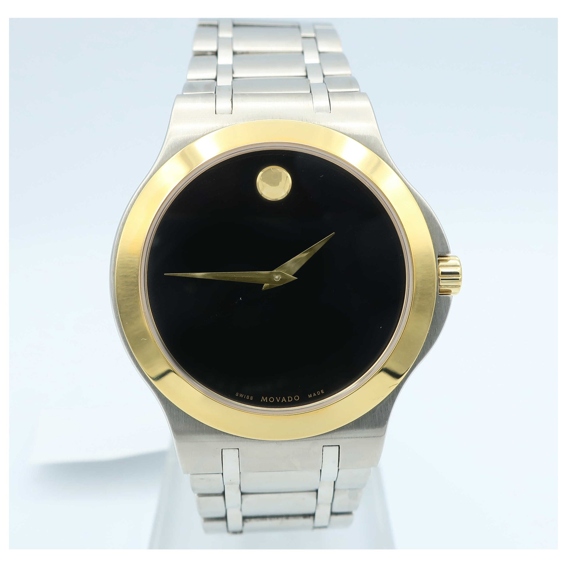 Front view of Movado Movado Collection Men's Swiss Quartz (Battery-Powered) Watch 0606465-SDV