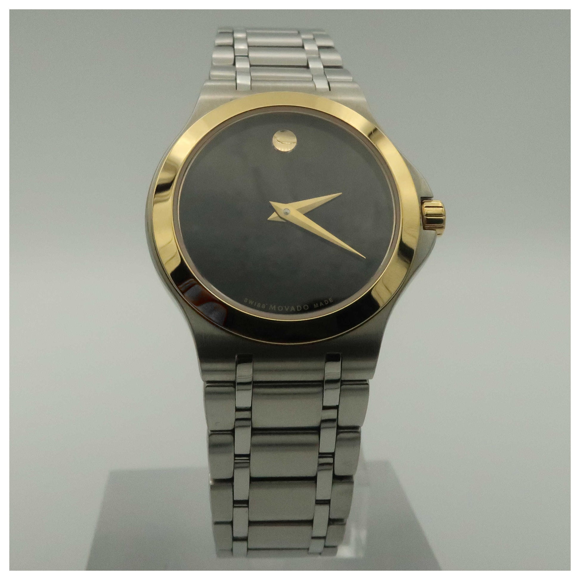 Front view of Movado Collection Women's Swiss Quartz (Battery-Powered) Watch 0606466-PO