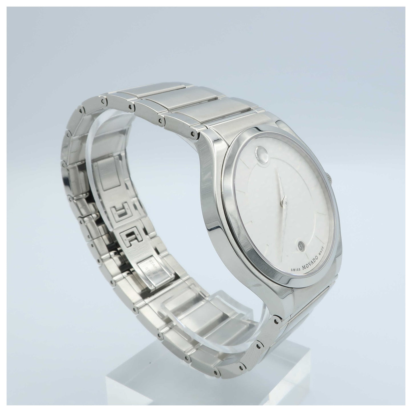 Movado Quadro Men's Swiss Quartz (Battery-Powered) Watch 0606479-SD2 - Image #3