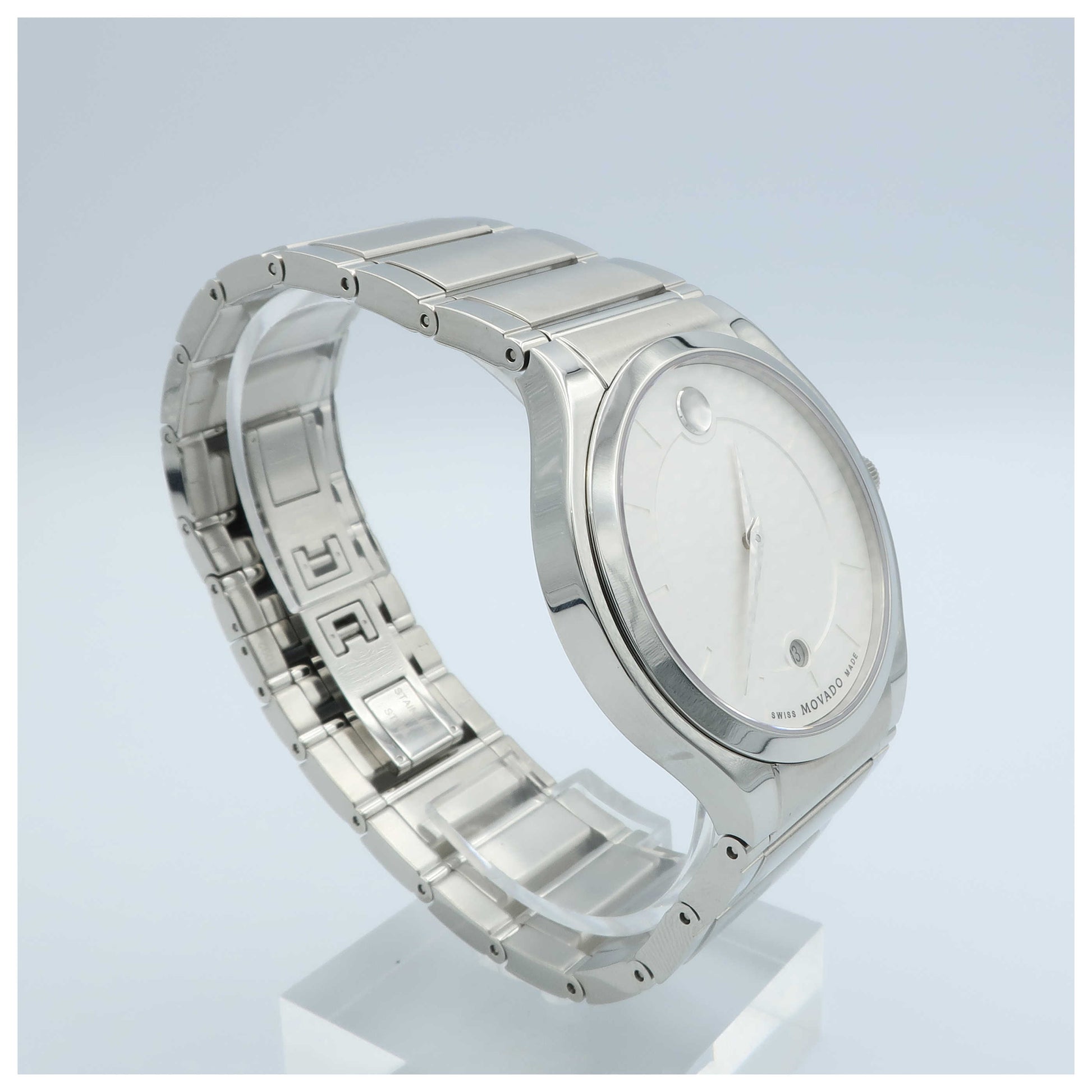 Movado Quadro Men's Swiss Quartz (Battery-Powered) Watch 0606479-SD2 - Image #3