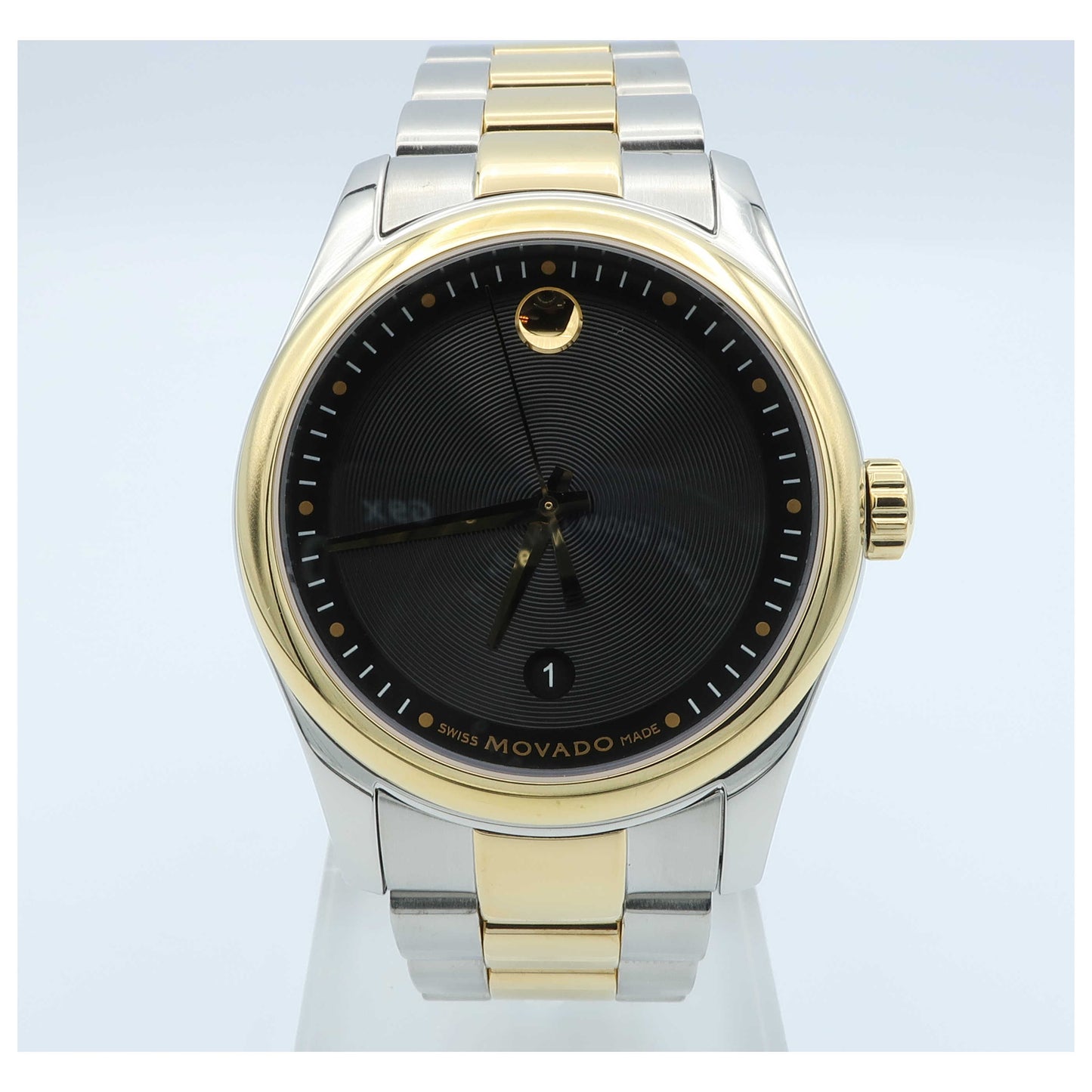Front view of Movado Sportivo Men's Swiss Quartz (Battery-Powered) Watch 0606483-SDV3