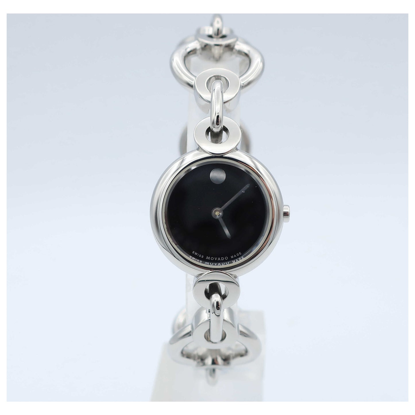 Front view of Movado Circo Women's Swiss Quartz (Battery-Powered) Watch 0606487-SD