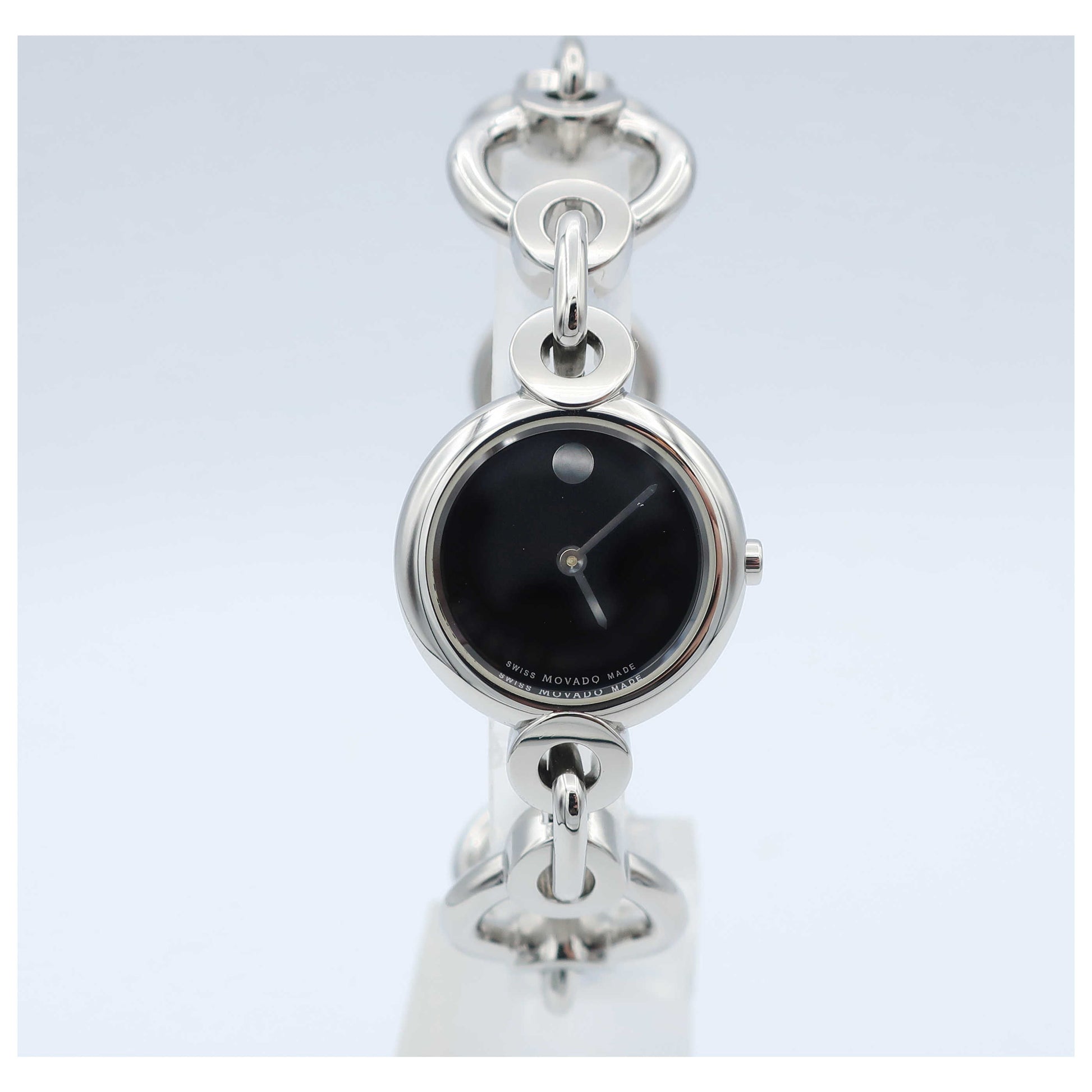 Front view of Movado Circo Women's Swiss Quartz (Battery-Powered) Watch 0606487-SD