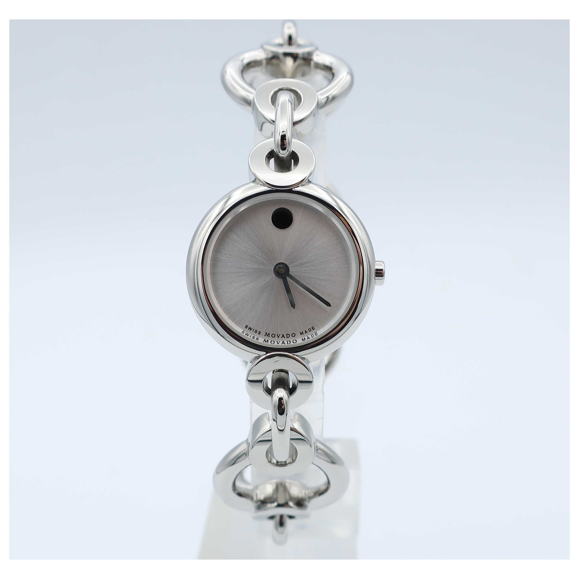Front view of Movado Circlo Women's Swiss Quartz (Battery-Powered) Watch 0606488-SD