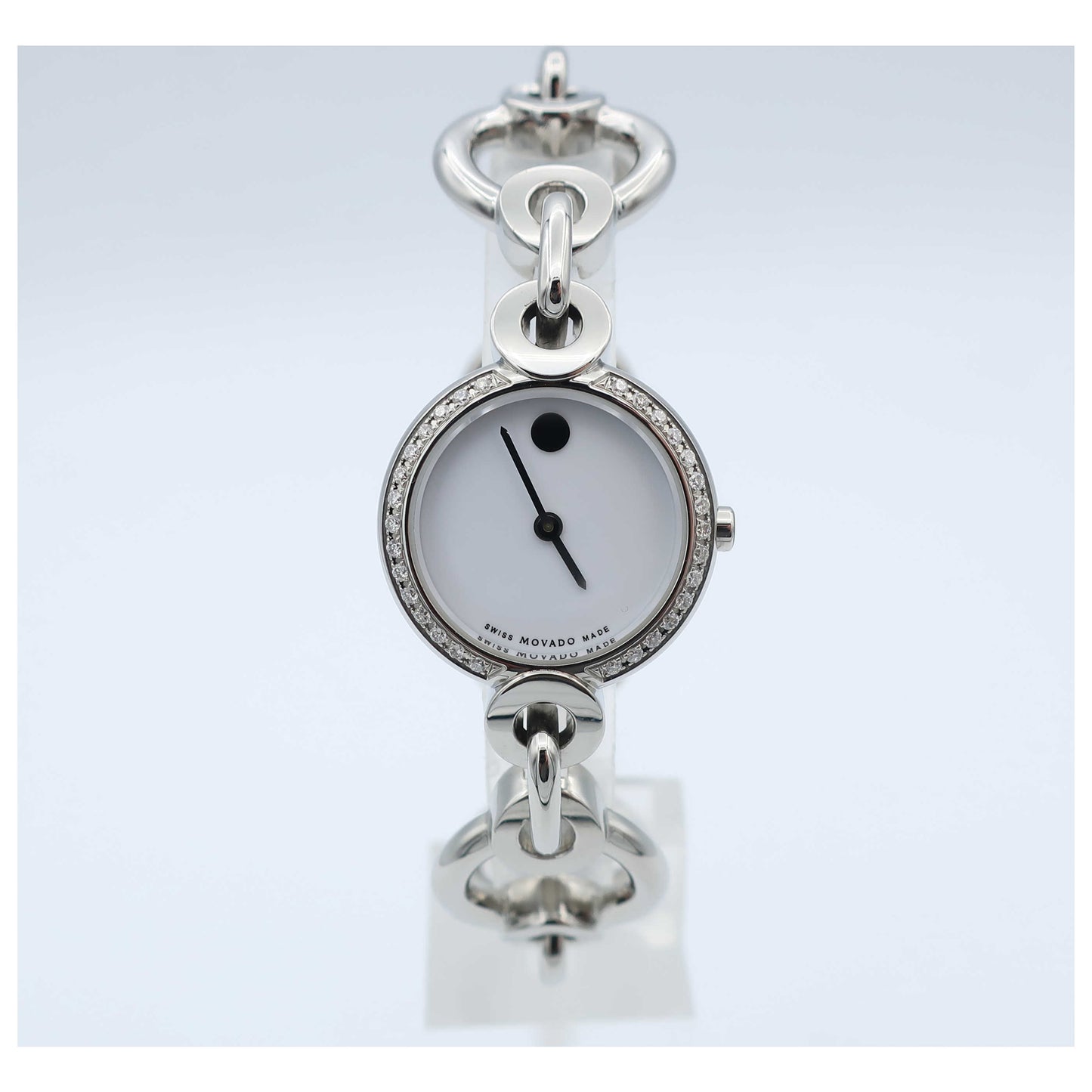Front view of Movado Circo Women's Swiss Quartz (Battery-Powered) Watch 0606489-SD2