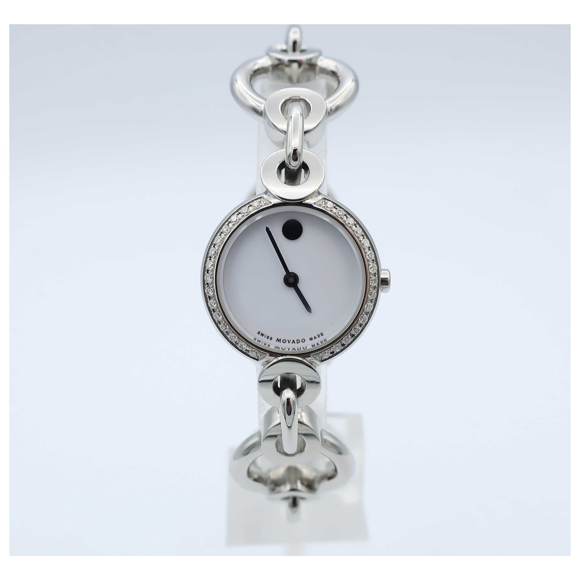 Front view of Movado Circo Women's Swiss Quartz (Battery-Powered) Watch 0606489-SD2