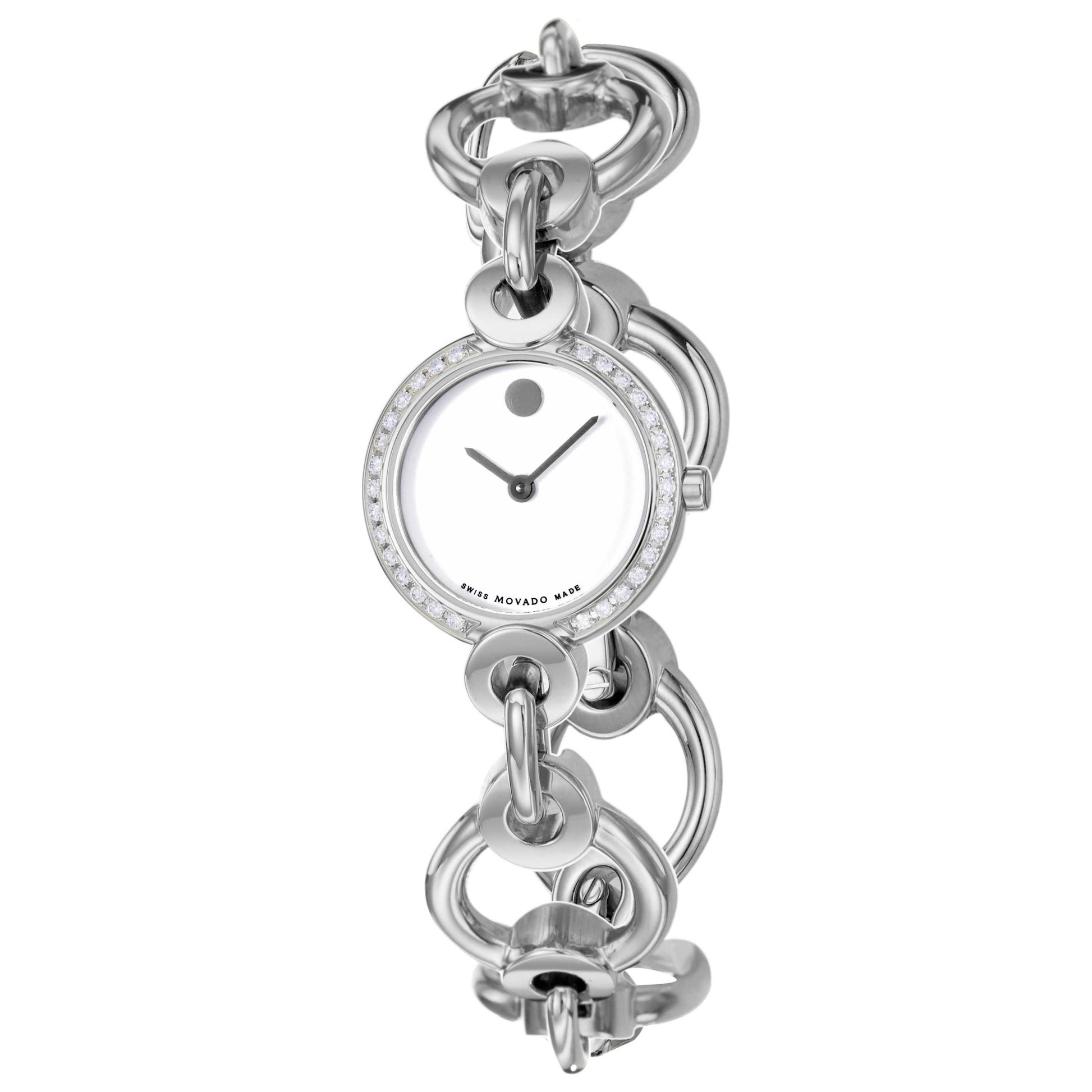 Front view of Movado Circo Women's Swiss Quartz (Battery-Powered) Watch 0606489
