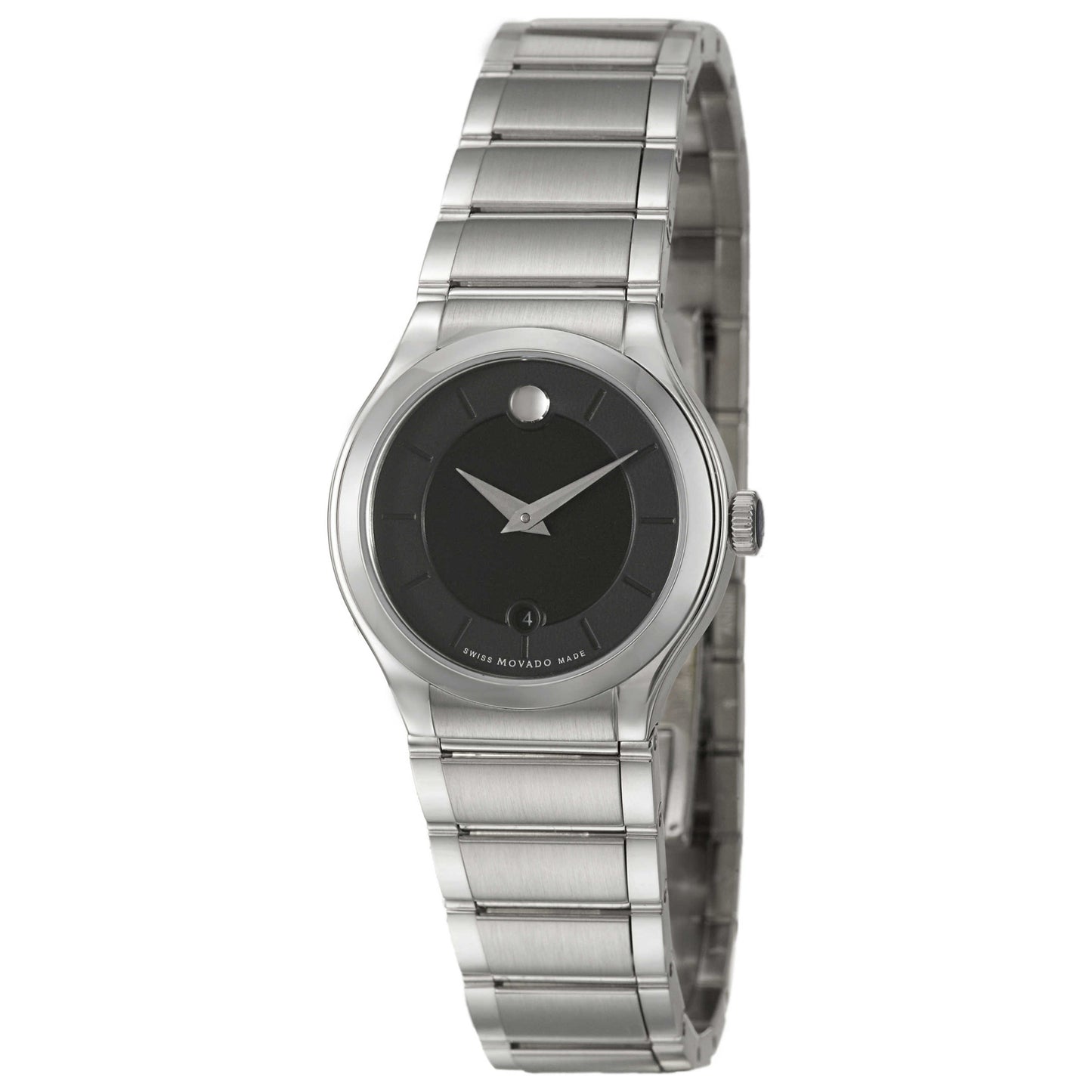 Front view of Movado Quadro Women's Swiss Quartz (Battery-Powered) Watch 0606493
