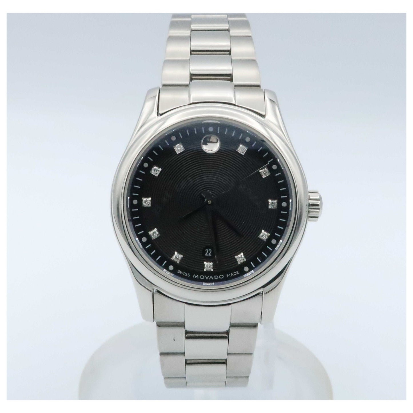 Front view of Movado Sportivo Women's Swiss Quartz (Battery-Powered) Watch 0606497-SDV
