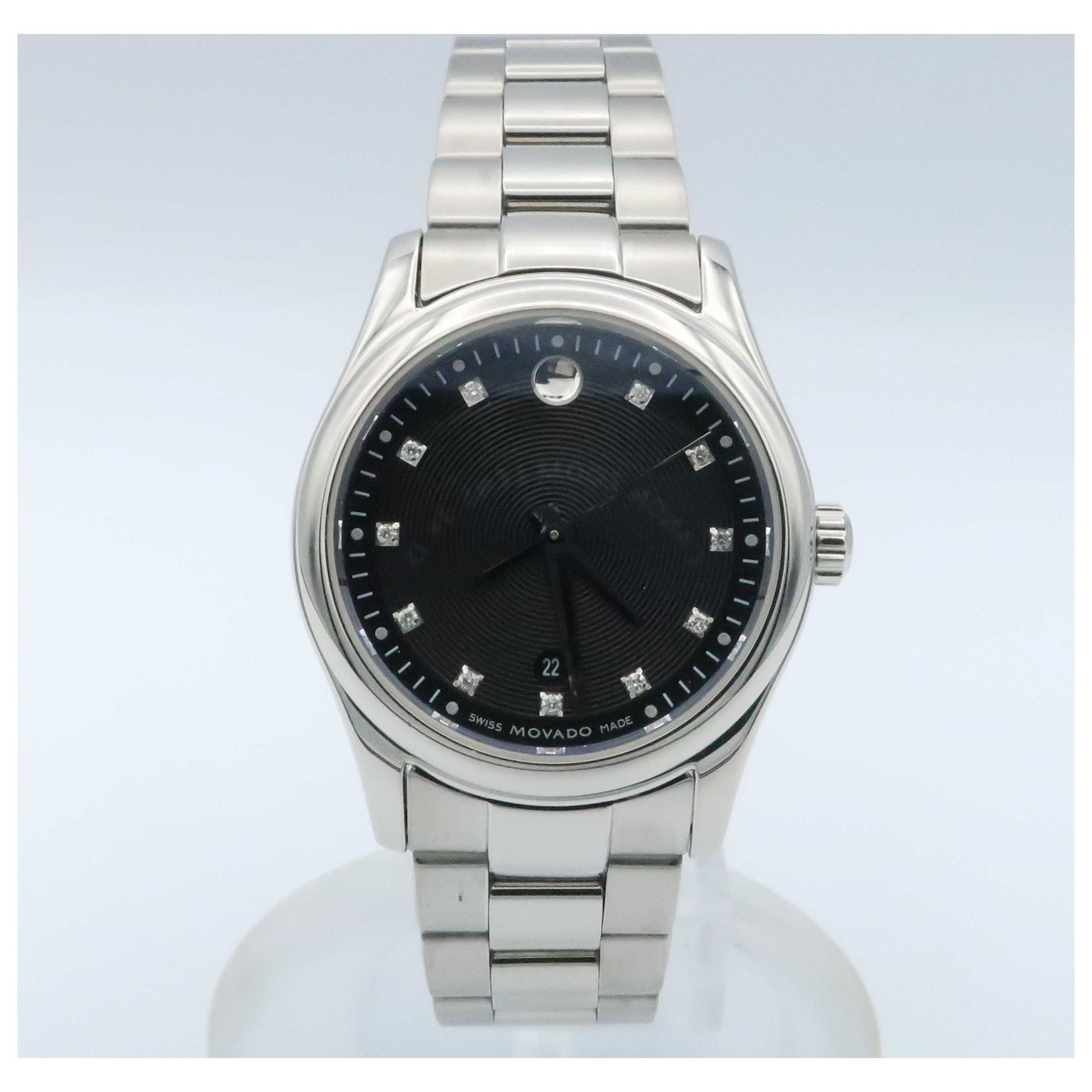 Front view of Movado Sportivo Women's Swiss Quartz (Battery-Powered) Watch 0606497-SDV