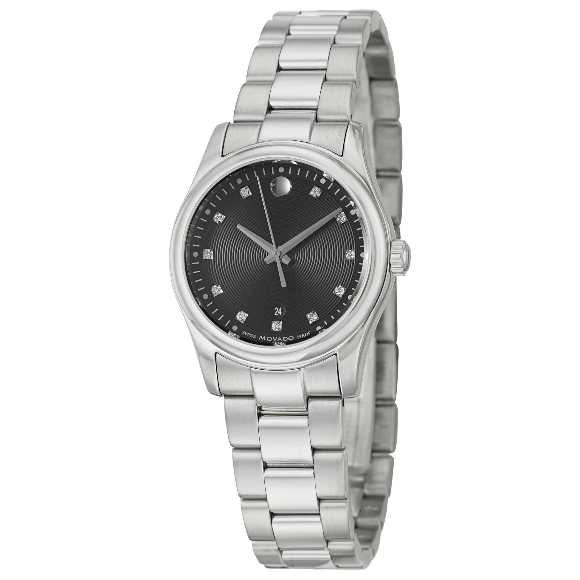 Front view of Movado Sportivo Women's Swiss Quartz (Battery-Powered) Watch 0606497