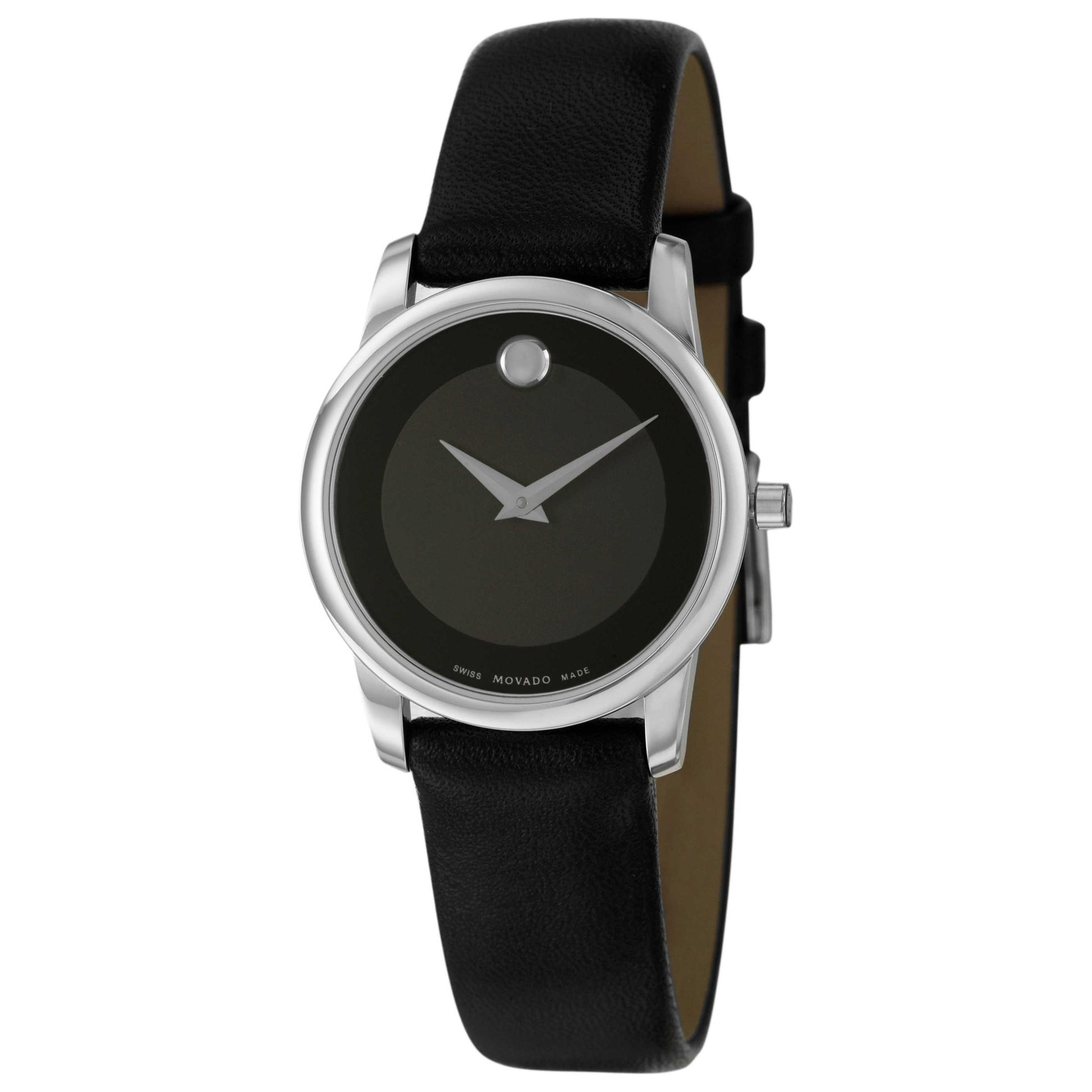 Front view of Movado Museum Women's Swiss Quartz (Battery-Powered) Watch 0606503