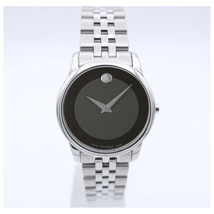 Front view of Movado Museum Women's Swiss Quartz (Battery-Powered) Watch 0606505-SD