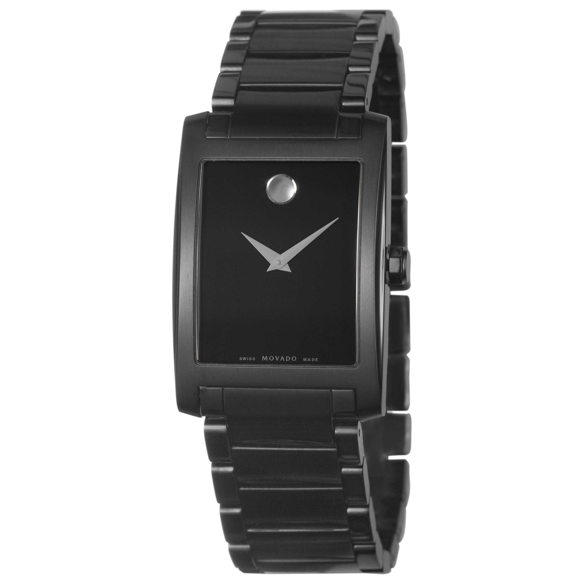Front view of Movado Certe Men's Swiss Quartz (Battery-Powered) Watch 0606537