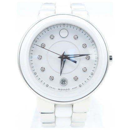 Front view of Movado Cerena Women's Swiss Quartz (Battery-Powered) Watch 0606540-SD