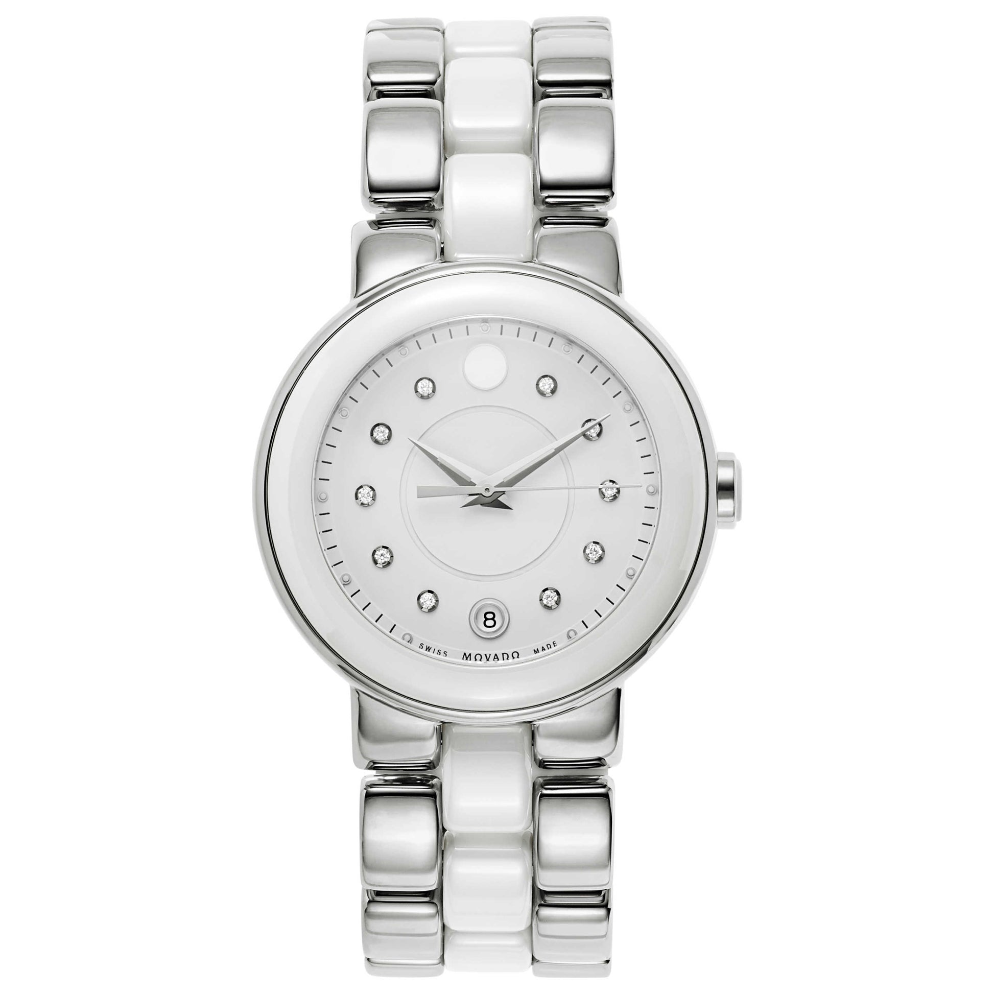 Front view of Movado Cerena Women's Swiss Quartz (Battery-Powered) Watch 0606540