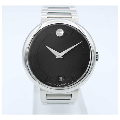 Front view of Movado Concerto Men's Swiss Quartz (Battery-Powered) Watch 0606541-SD2