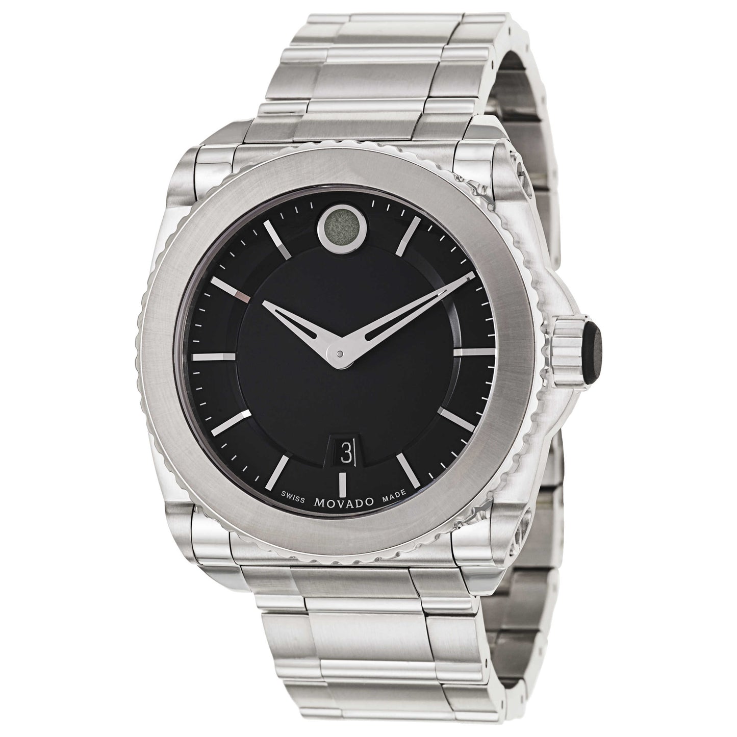 Front view of Movado Master Men's Swiss Quartz (Battery-Powered) Watch 0606550
