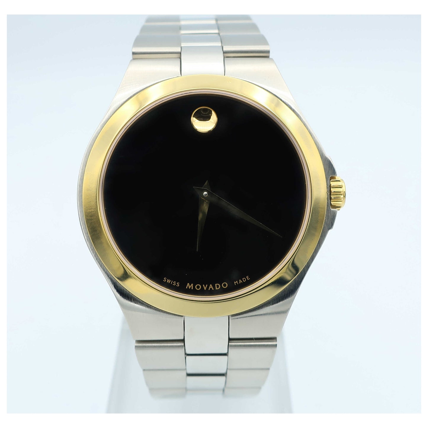 Front view of Movado Movado Collection Men's Swiss Quartz (Battery-Powered) Watch 0606557-PO