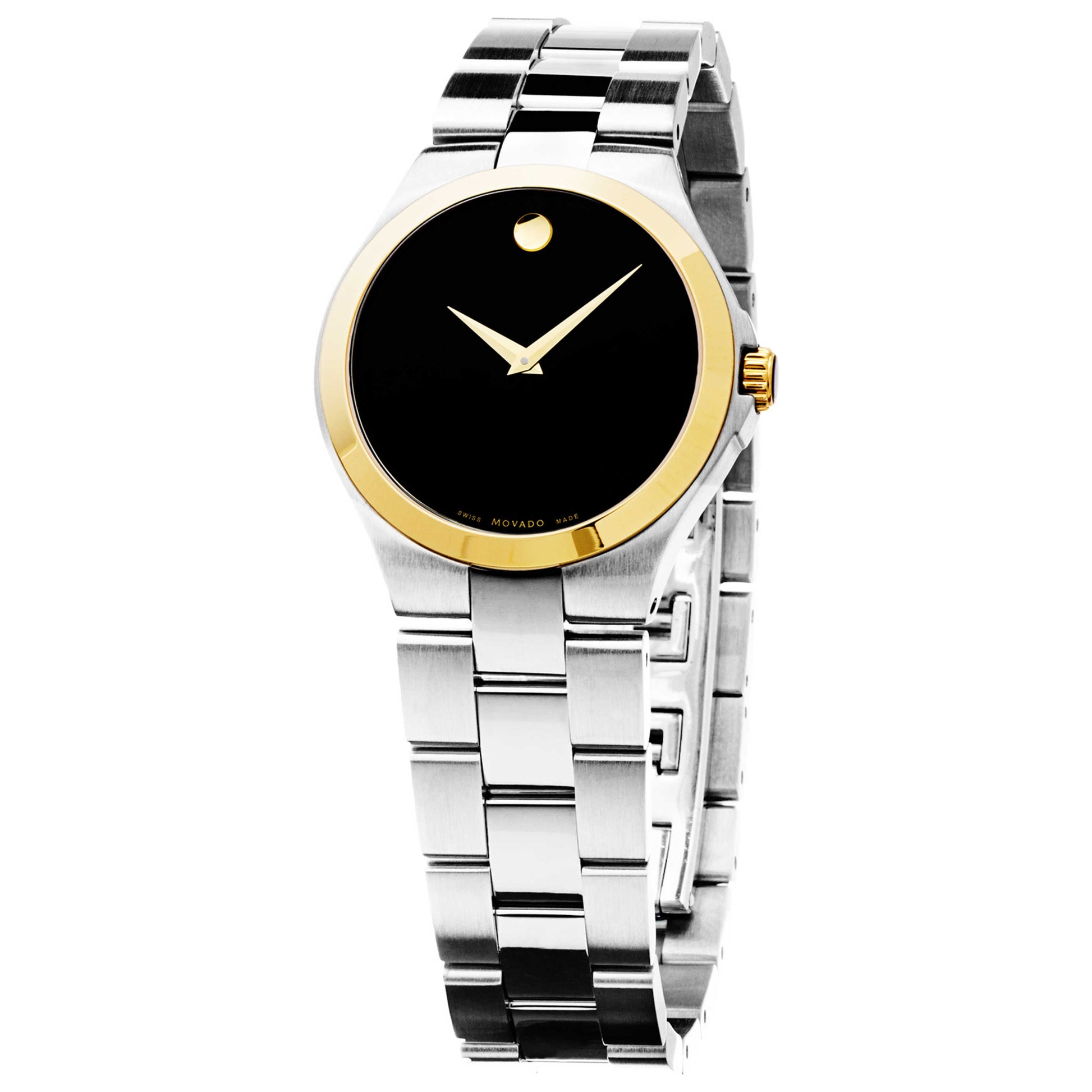 Front view of Movado Museum Women's Quartz Watch 0606560