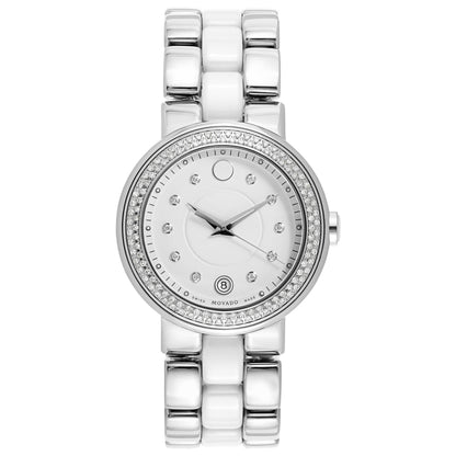 Front view of Movado Cerena Women's Swiss Quartz (Battery-Powered) Watch 0606625