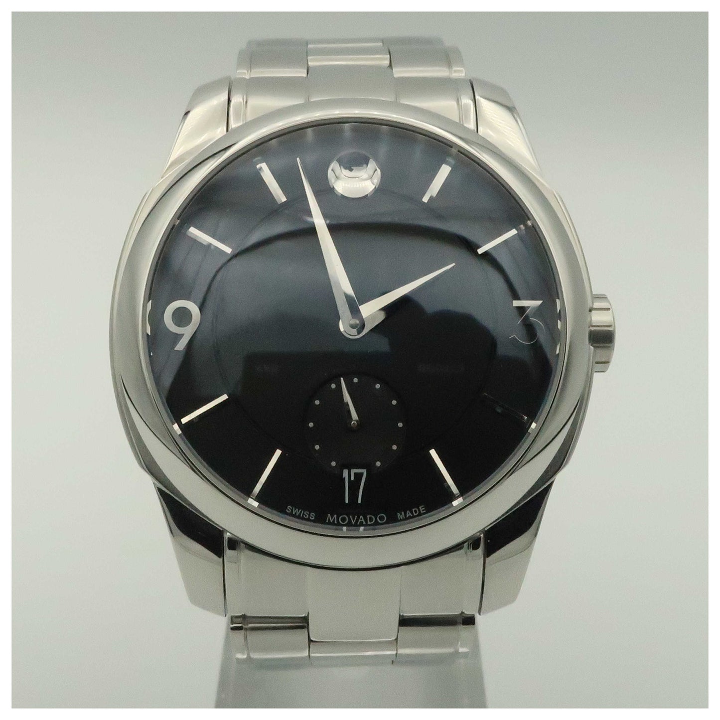 Front view of Movado Movado LX Men's Swiss Quartz (Battery-Powered) Watch 0606626-SDV