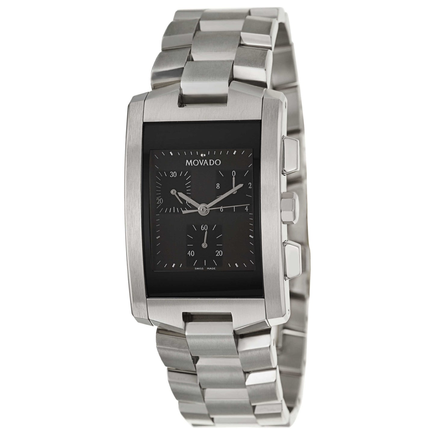 Front view of Movado Eliro Men's Swiss Quartz (Battery-Powered) Watch 0606661