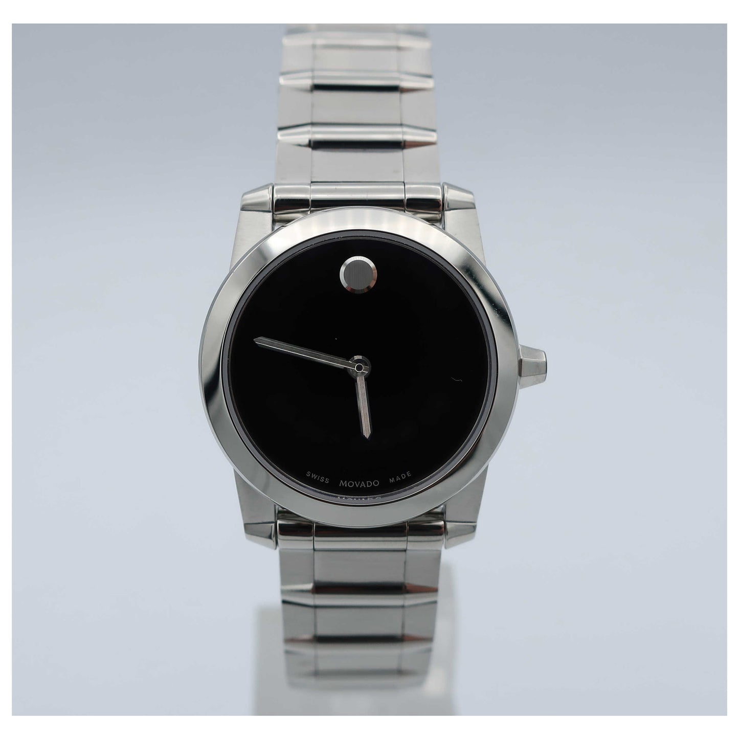 Front view of Movado Vizio Women's Swiss Quartz (Battery-Powered) Watch 0606681-SD