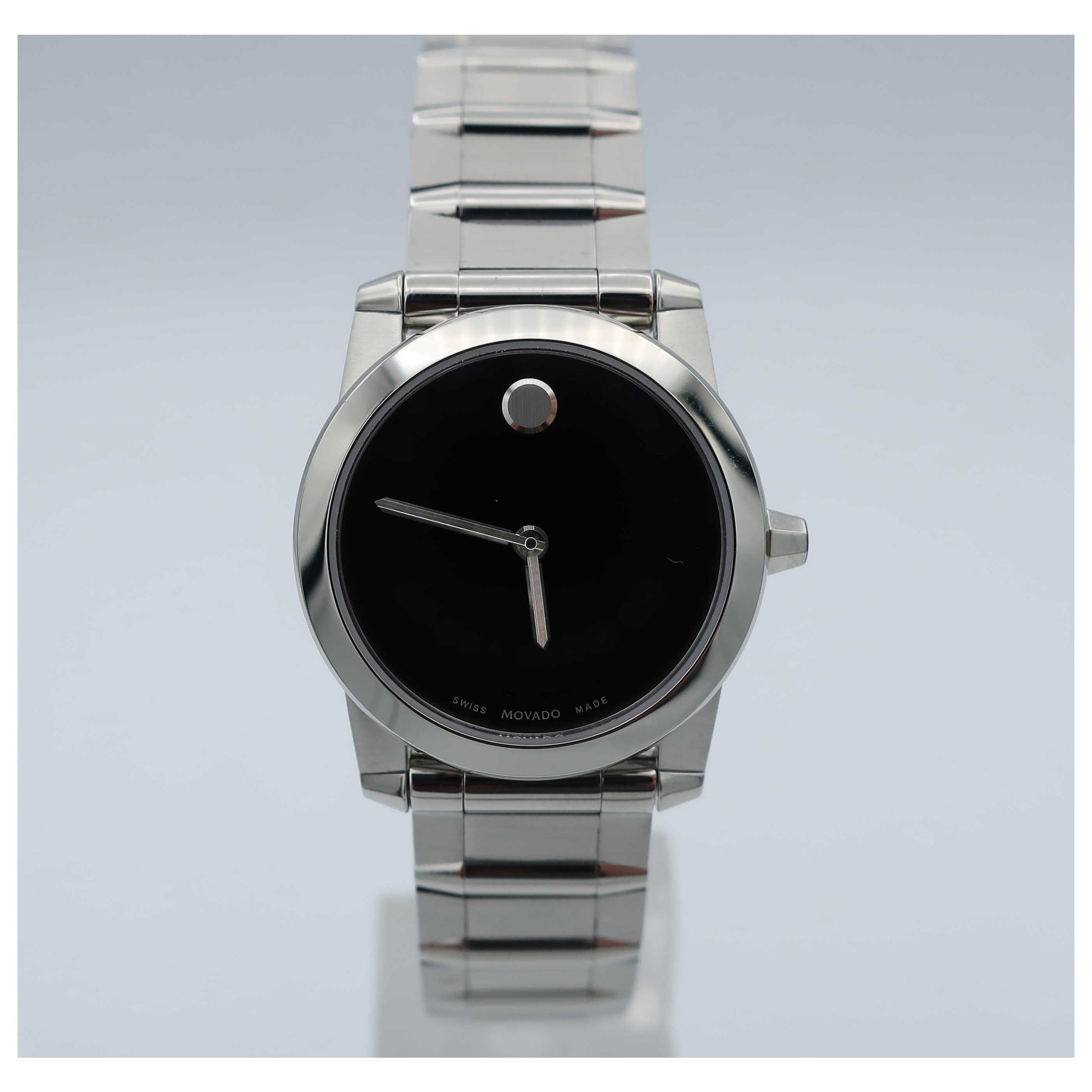 Front view of Movado Vizio Women's Swiss Quartz (Battery-Powered) Watch 0606681-SD