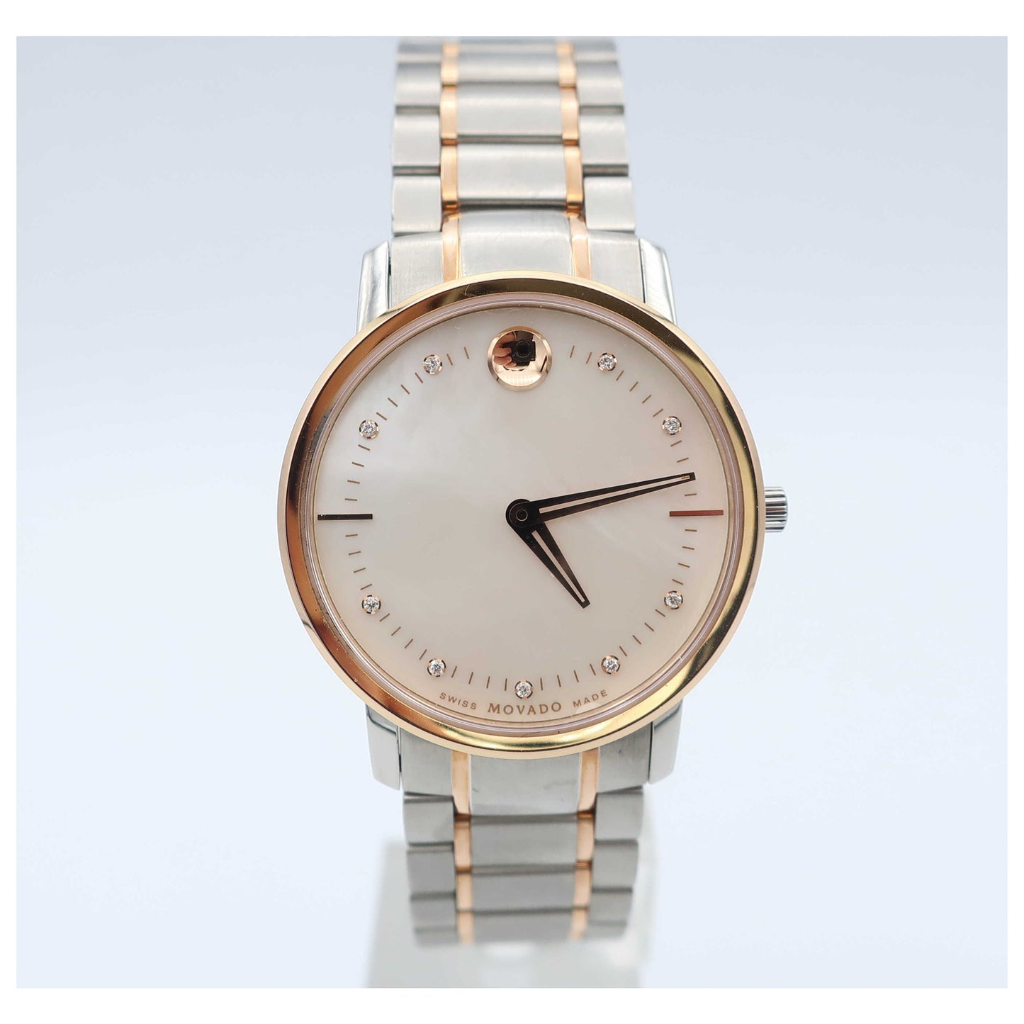 Front view of Movado Women's Swiss Quartz (Battery-Powered) Watch 0606692-SD