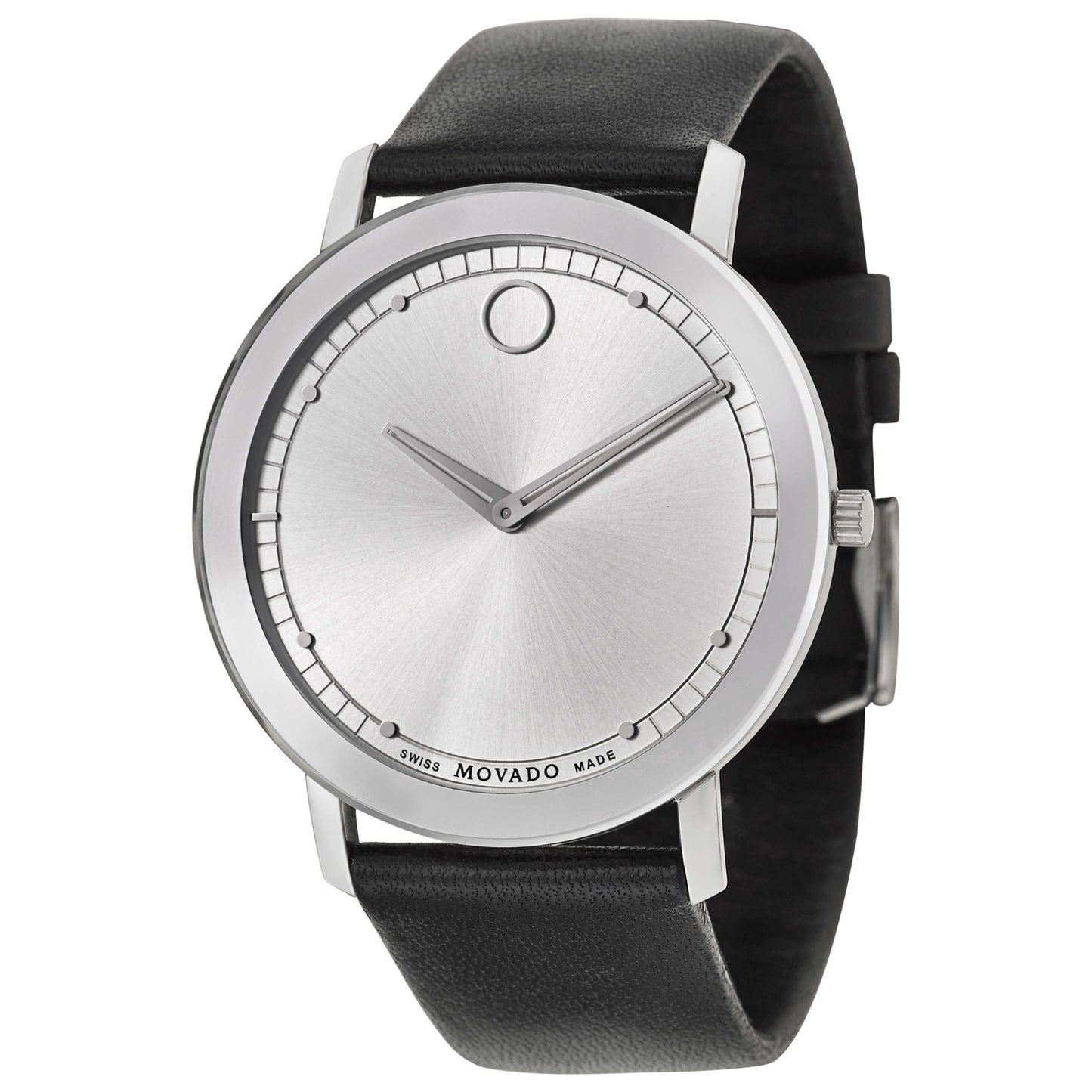 Front view of Movado Sapphire Men's Swiss Quartz (Battery-Powered) Watch 0606694