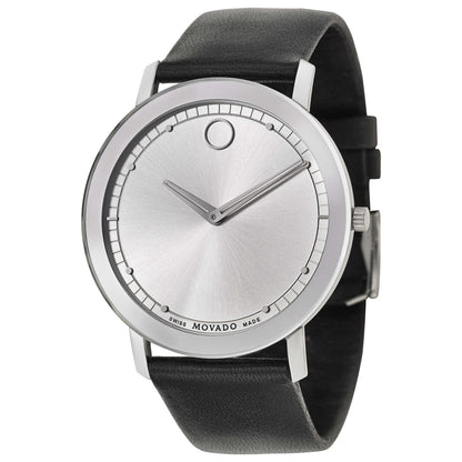 Front view of Movado Sapphire Men's Swiss Quartz (Battery-Powered) Watch 0606694