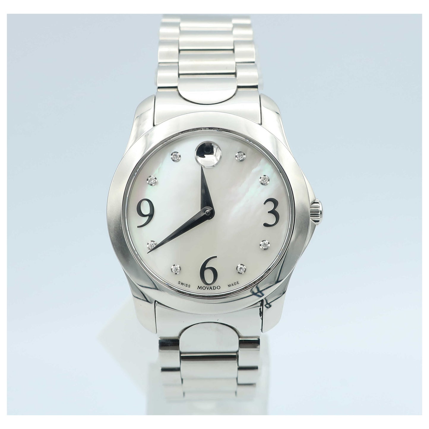 Front view of Movado Women's Swiss Quartz (Battery-Powered) Watch 0606696-SD2