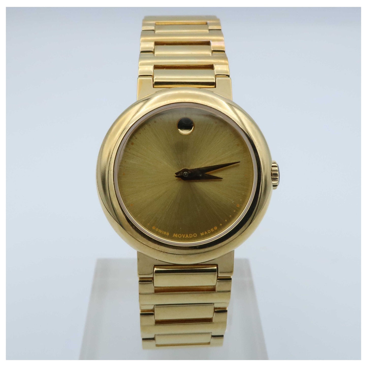 Front view of Movado Concerto Women's Swiss Quartz (Battery-Powered) Watch 0606704-PO