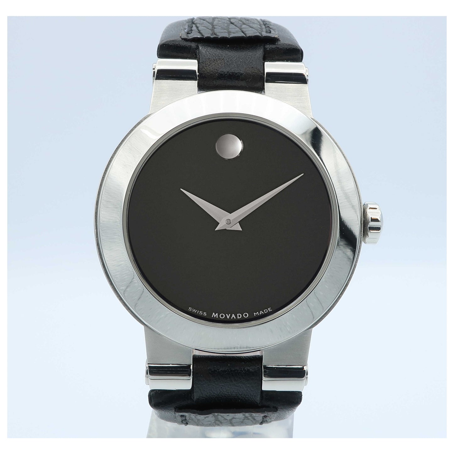 Front view of Movado Vizio Men's Swiss Quartz (Battery-Powered) Watch 0606730-SDV