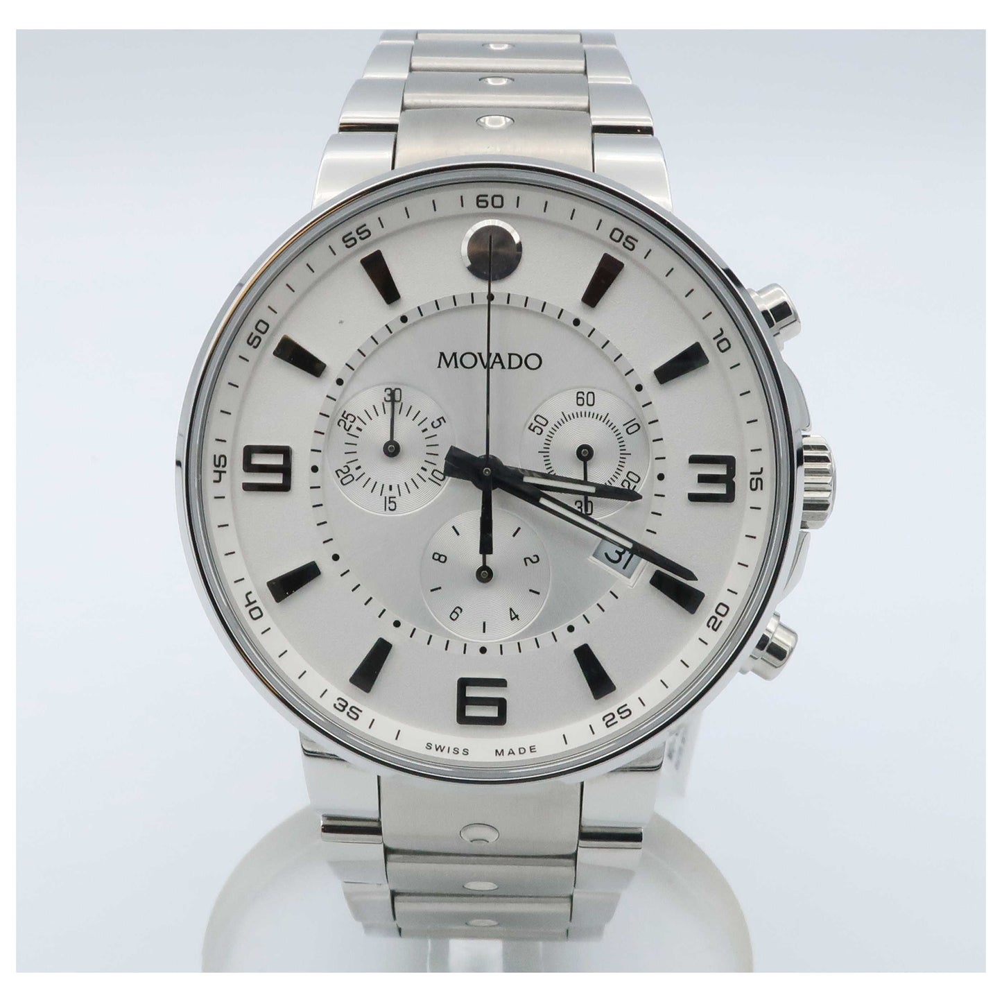 Front view of Movado SE Pilot Men's Swiss Quartz (Battery-Powered) Watch 0606760-PO