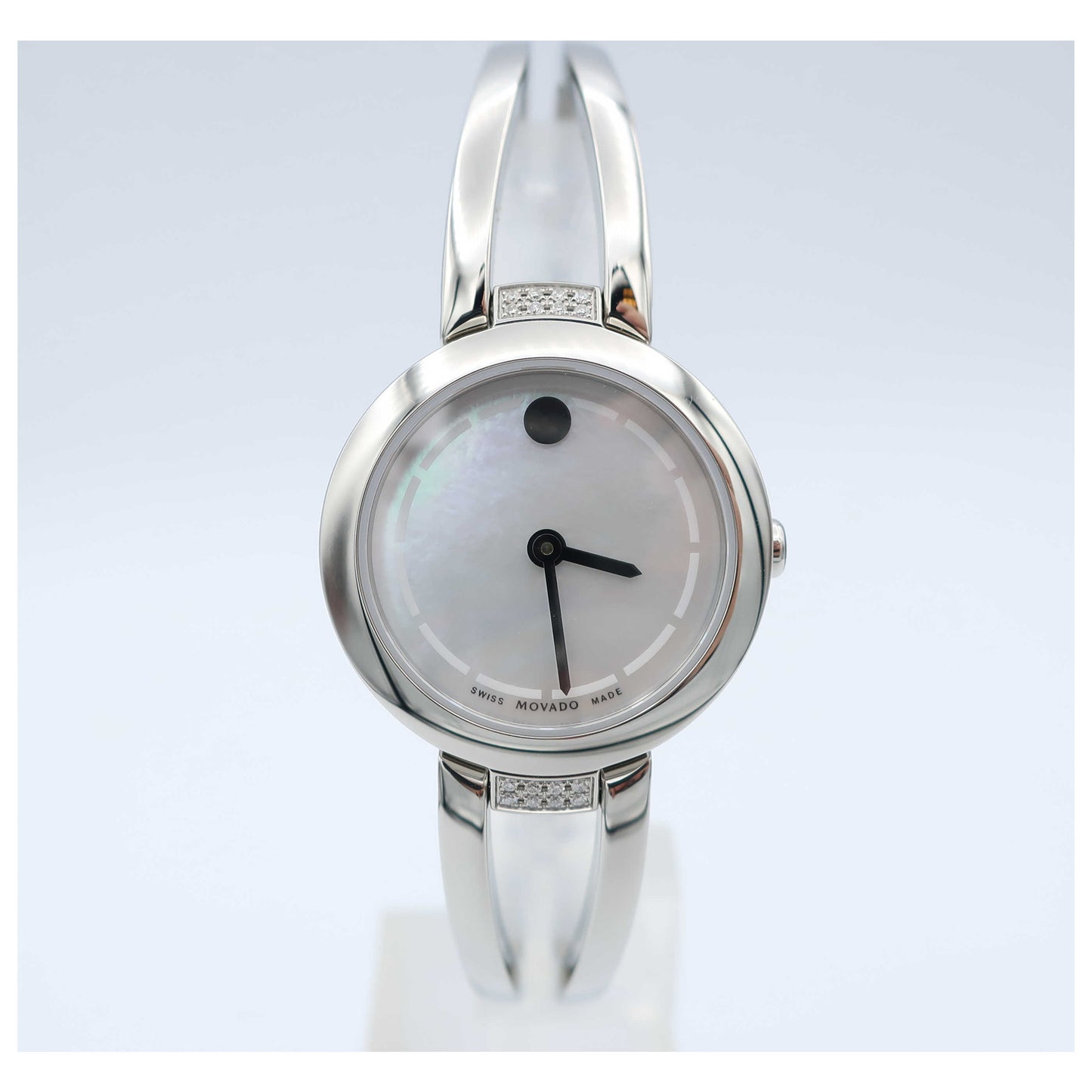 Front view of Movado Amorosa Women's Swiss Quartz (Battery-Powered) Watch 0606813-SD