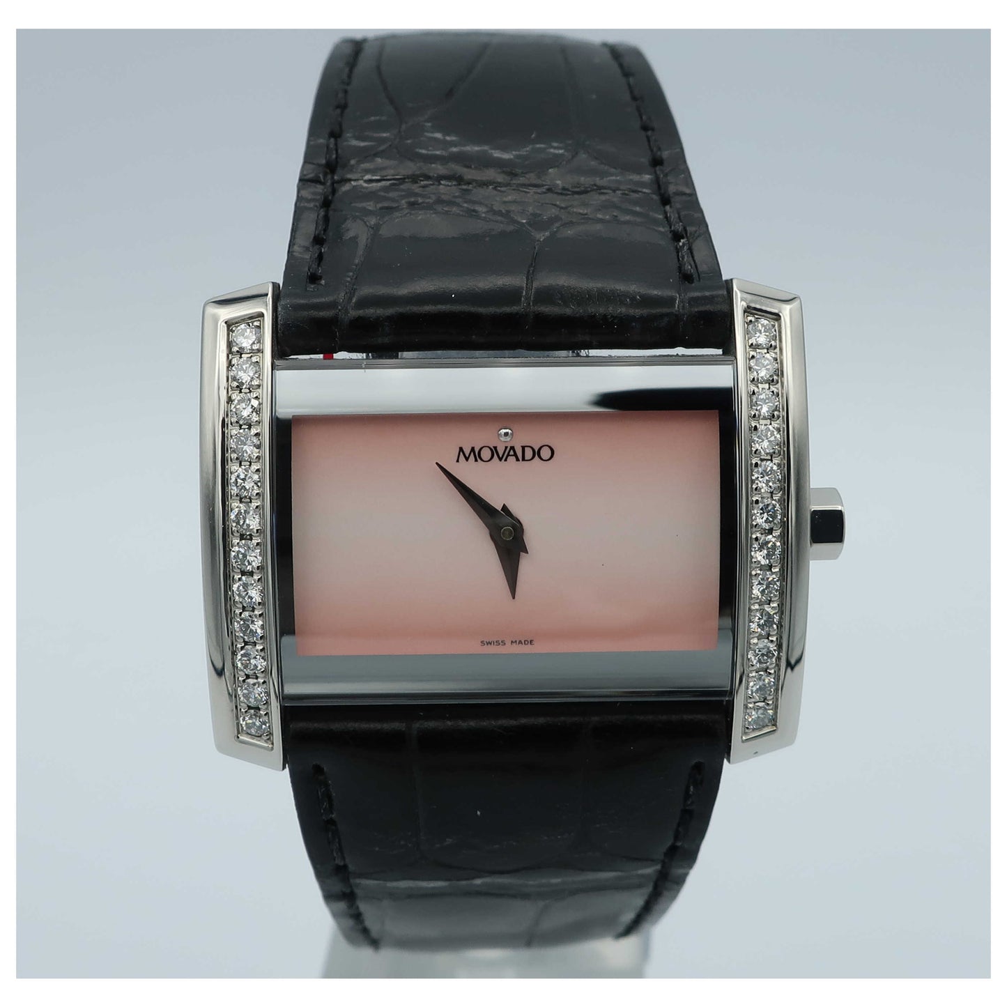 Front view of Movado Eliro Women's Swiss Quartz (Battery-Powered) Watch 0606823-SDV