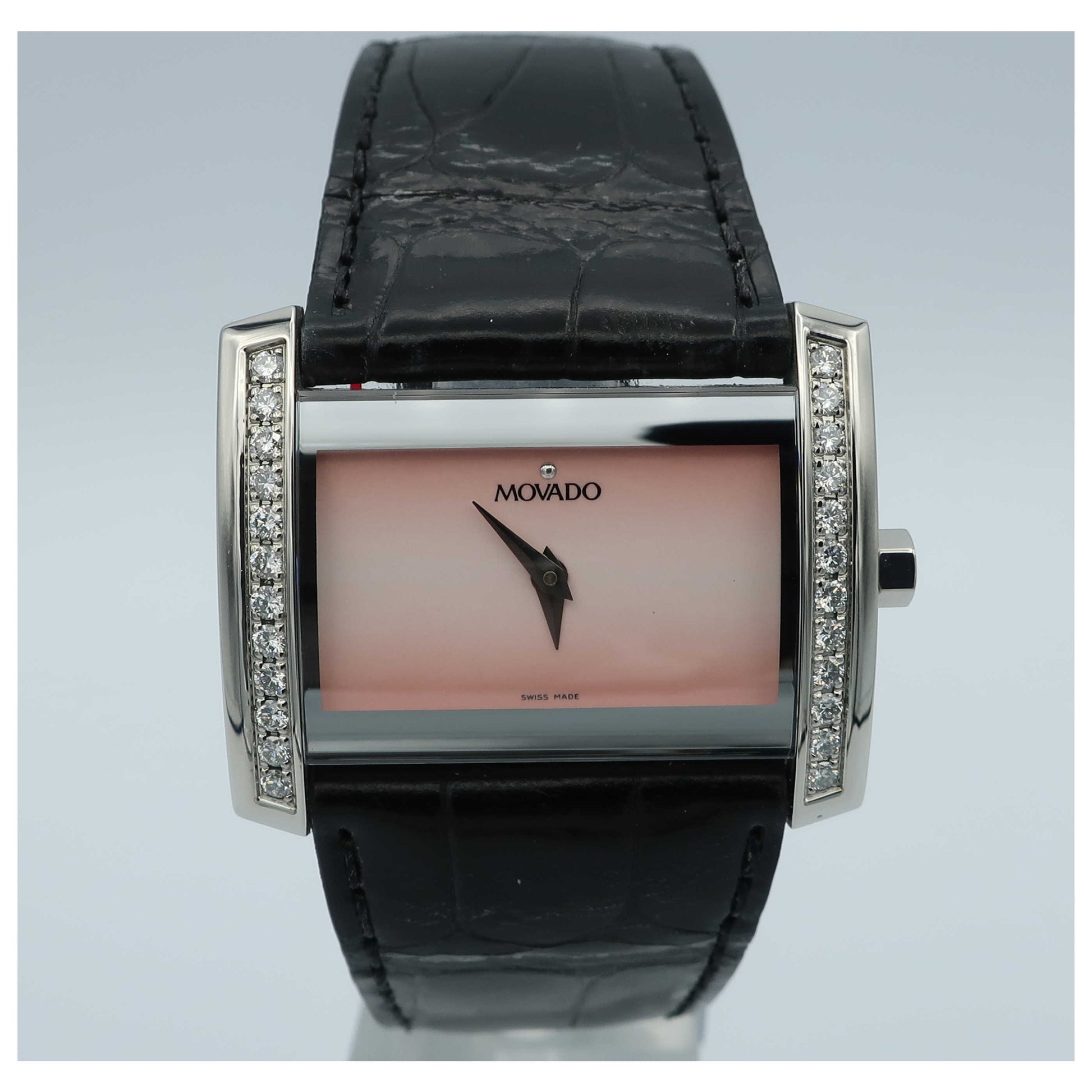 Front view of Movado Eliro Women's Swiss Quartz (Battery-Powered) Watch 0606823-SDV