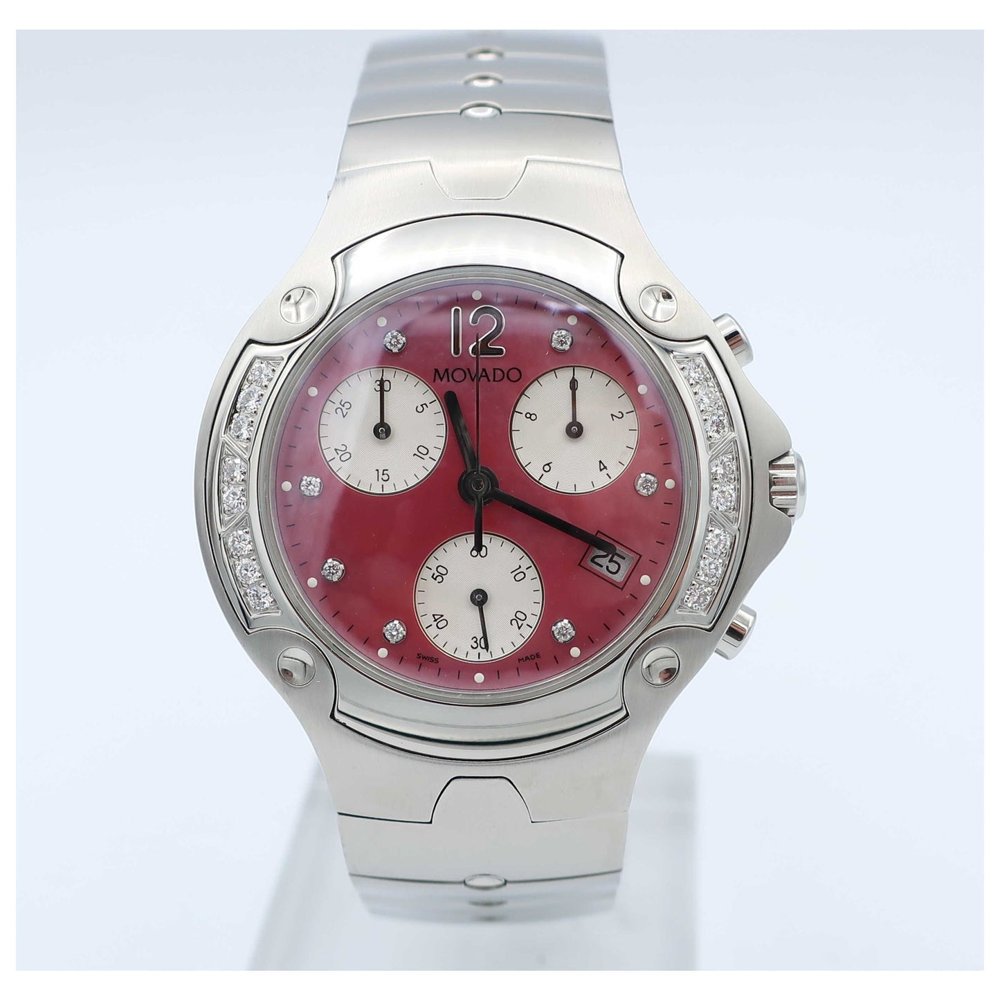 Front view of Movado Sports Edition Women's Swiss Quartz (Battery-Powered) Watch 0606837-PO