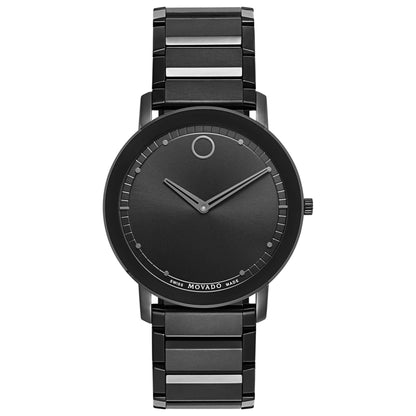 Front view of Movado Sapphire Men's Quartz Watch 0606882