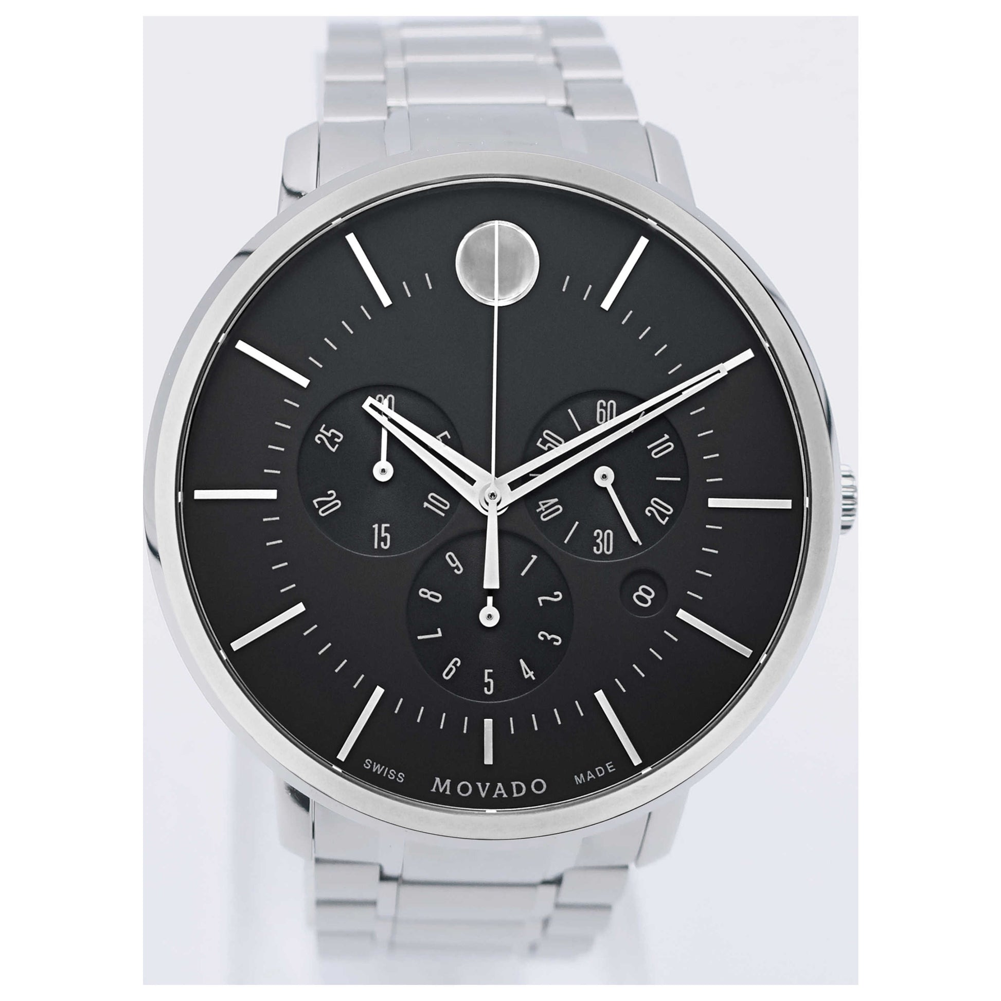 Front view of Movado Movado TC Men's Swiss Quartz (Battery-Powered) Watch 0606886-SD
